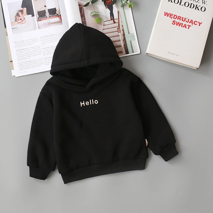 Sweater Hoodie Anak Hello