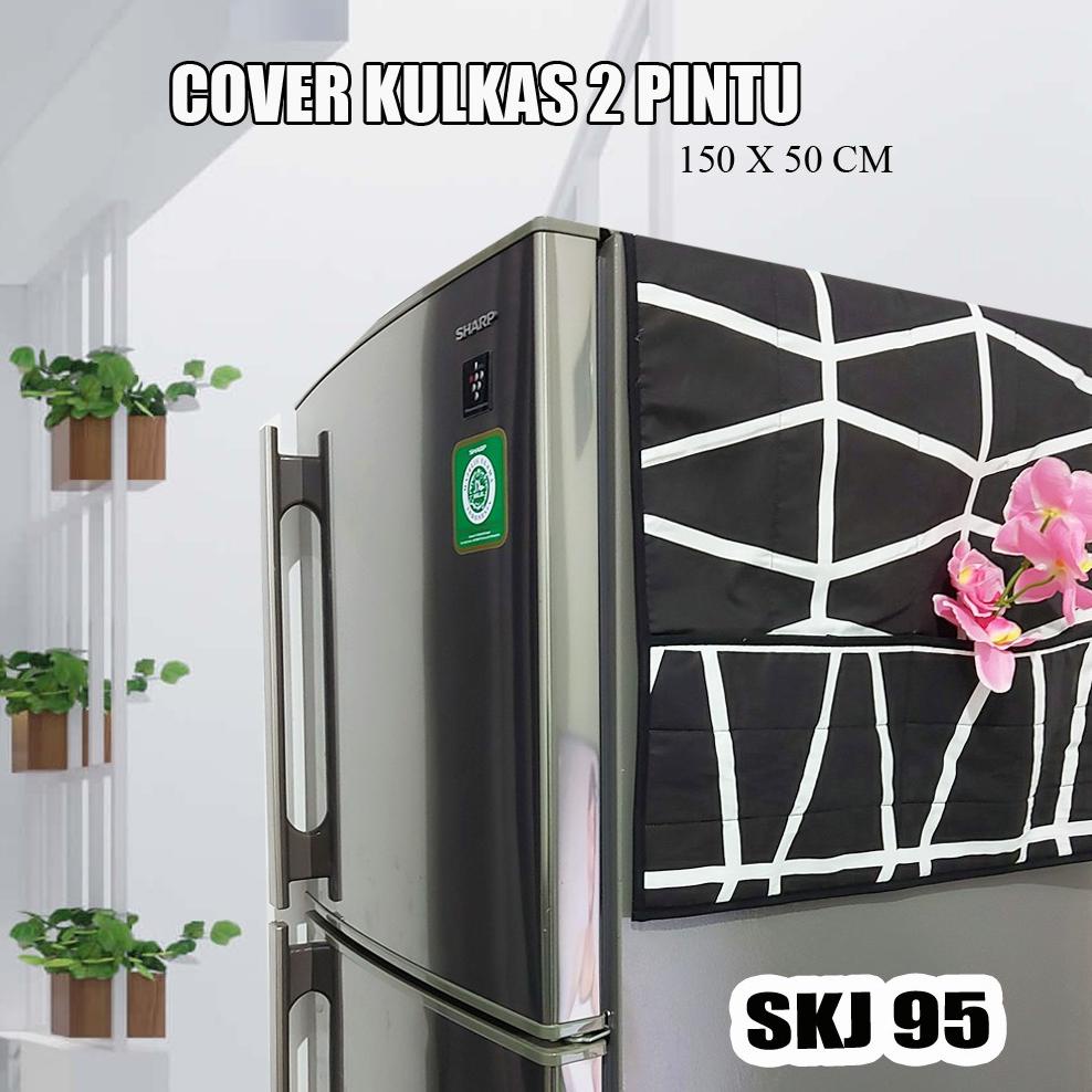 Cover / Taplak / Sarung Kulkas 2 Pintu