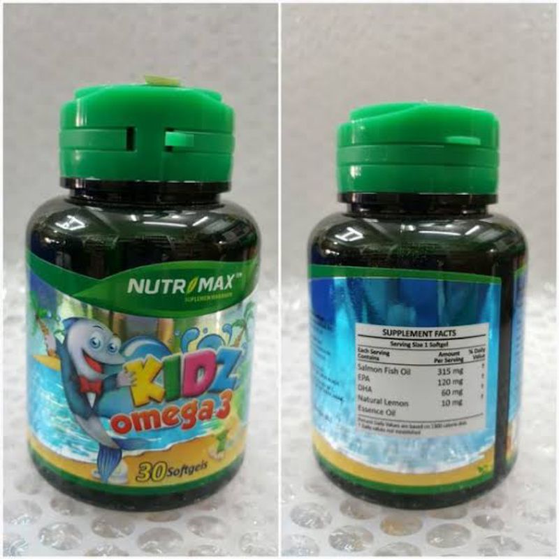 Nutrimax Kidz Omega 3 Isi 30 Vitamin Omega3 Minyak Ikan Salmon