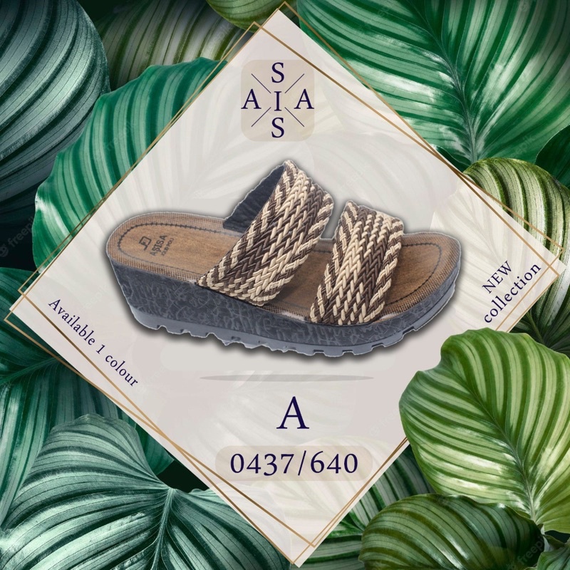 Promo buy 1 Get 1 Sandal wedges 5 cm. NEW COLLECTION SENDAL WANITA IMPORT SENDAL TURKI ORIGINAL SEND