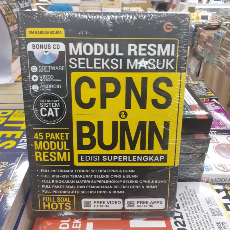 Jual BUKU LATIHAN SOAL PEMBAHASAN MODUL RESMI SELEKSI MASUK CPNS DAN ...