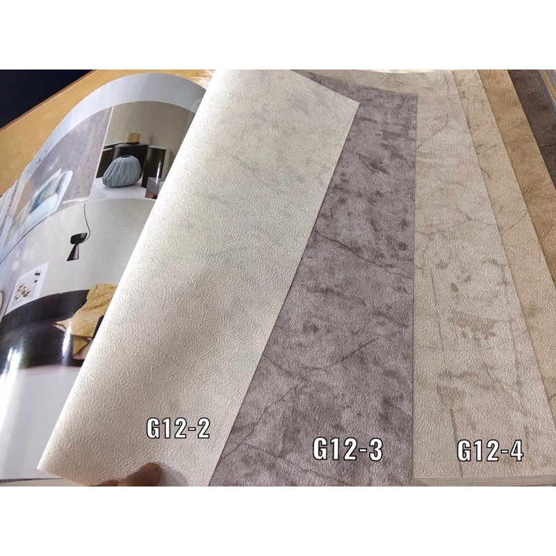 Wallpaper Dinding Motif Polos Semen Granit Minimalis LG