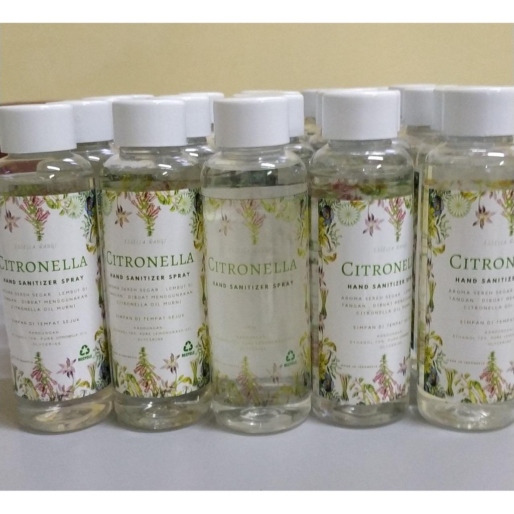 Hand Sanitizer Spray Essella Wangi Lemongrass 250ml