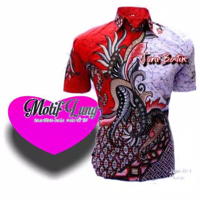 Hem Batik Pria Lengan Pendek Batik Ayuk Batik Pekalongan Bayar Ditempat / Cod
