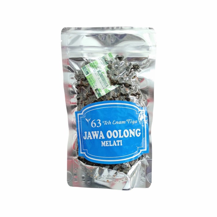 

Teh-Daun- Teh 63 Jawa Oolong Melati 100 Gram -Daun-Teh 800 Teh-Makanan-Minuman