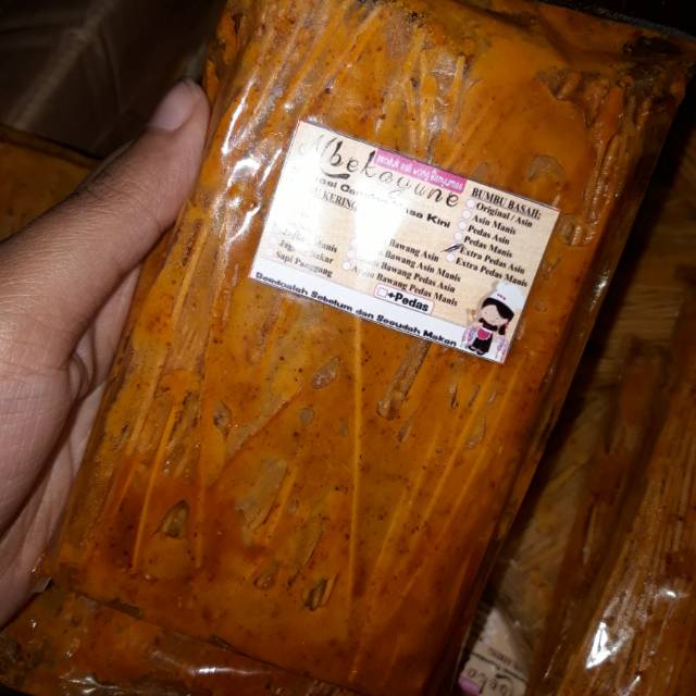 

Mie lidi basah
