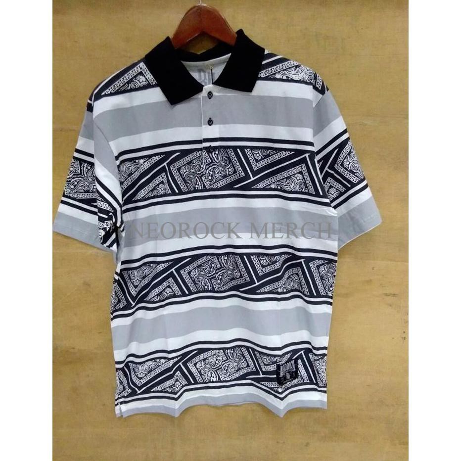 BAJU POLO HOMIES POLO SHIRT PRIA DEWASA MOTIF BANDANA FULL PRINT