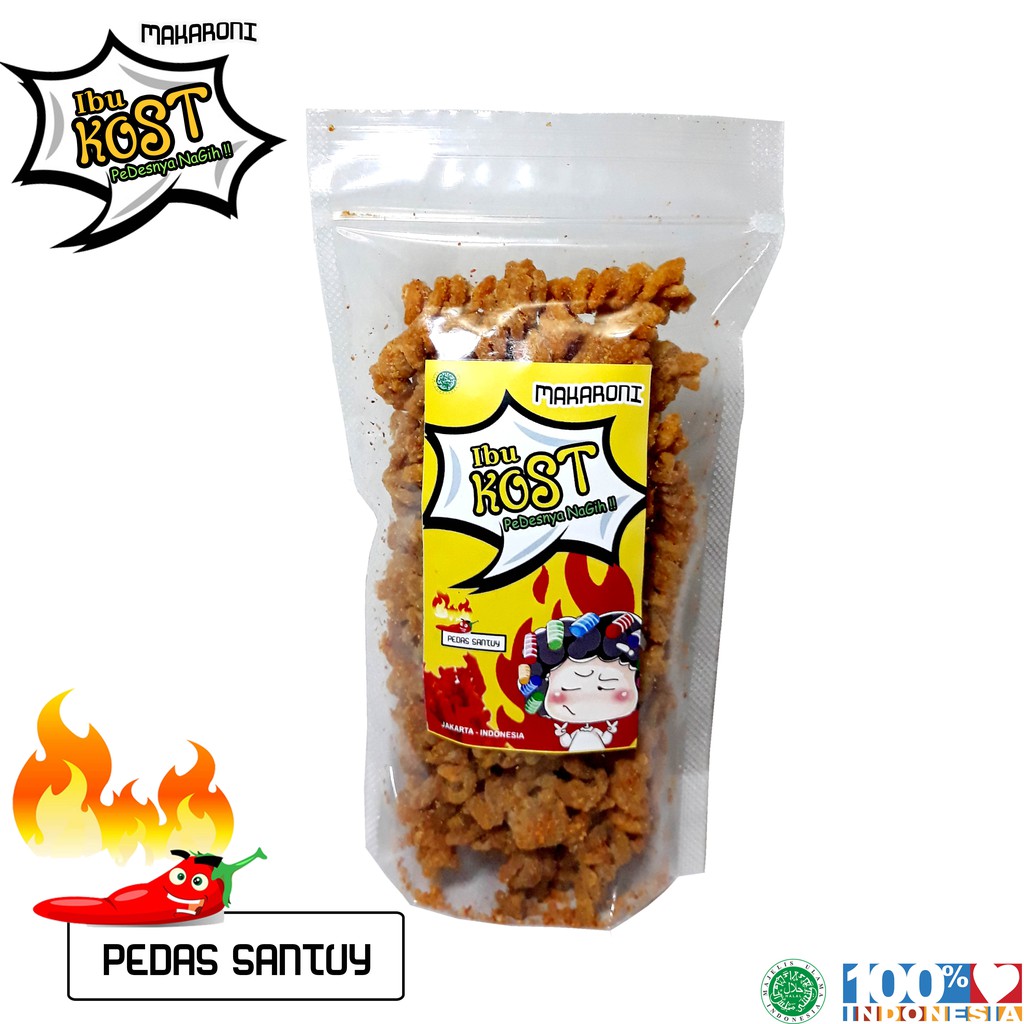 

Makaroni Ibu Kost / Makaroni Spiral/Cemilan enak pedas