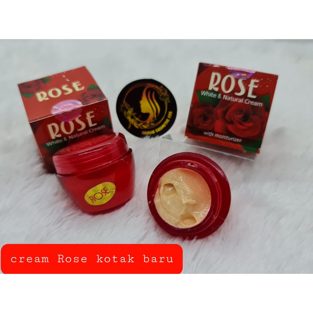 Cream Rose Holo Pink original