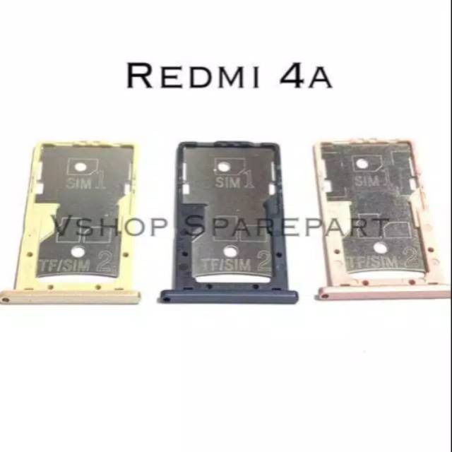SIMTRAY SIMLOCK SLOT KARTU SIM TRAY TEMPAT SIM CARD REDMI 4A 4 A