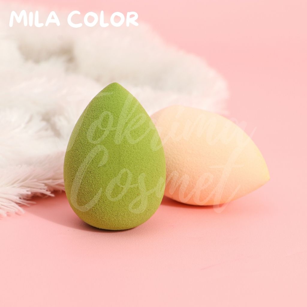 MILA COLOR [4Pcs/Set Spons Beauty Blender Sponge /Make Up Tools / Spons Blender / Spon Makeup Foundation / Bedak / TOKRIMACOSMET