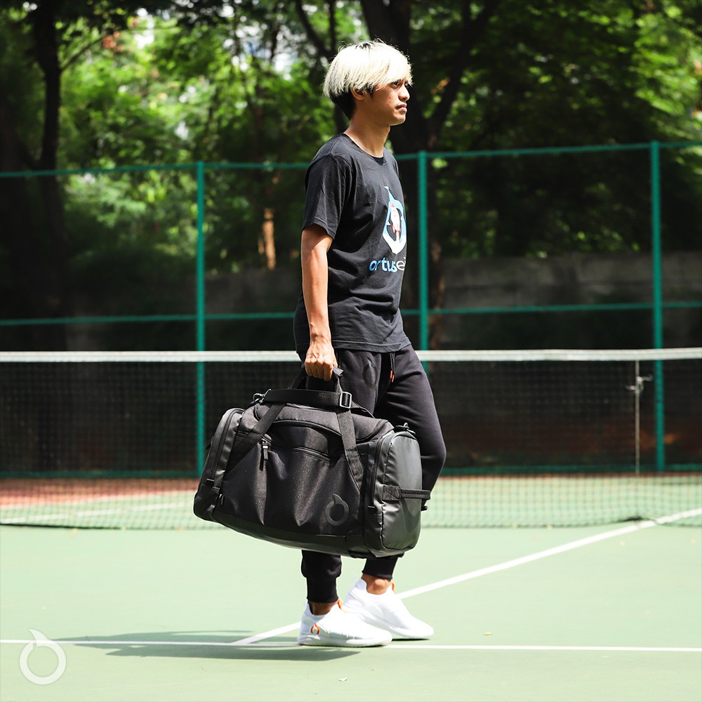 TAS OLAHRAGA/GYM ORTUSEIGHT TEAM BAG PRO - Black Grey (100% ORIGIONAL)