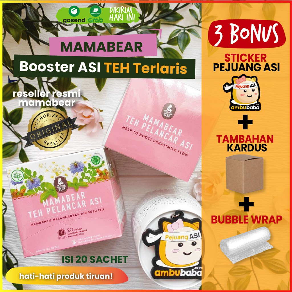 MamaBear Teh Pelancar ASI 60gr Nursing Tea For Healthy ...