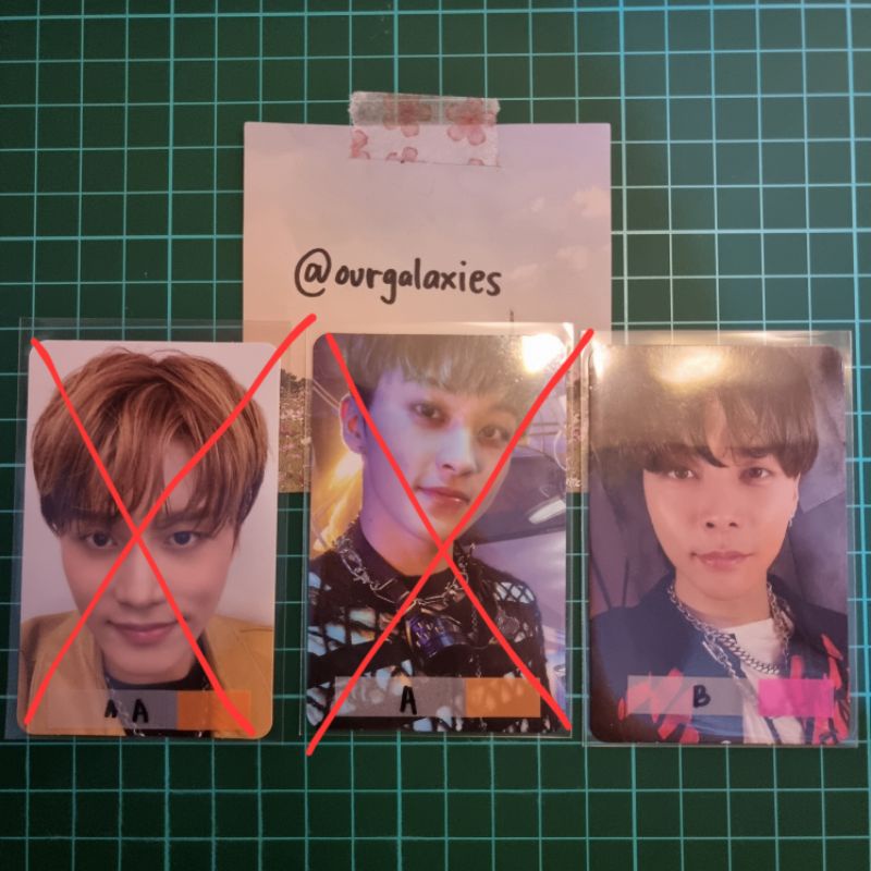 nct127 earthquake luggage sticker md taeil johnny mark a b ver pc