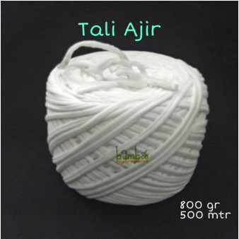 Tali ajir warna putih tali rambatan 800g 500m