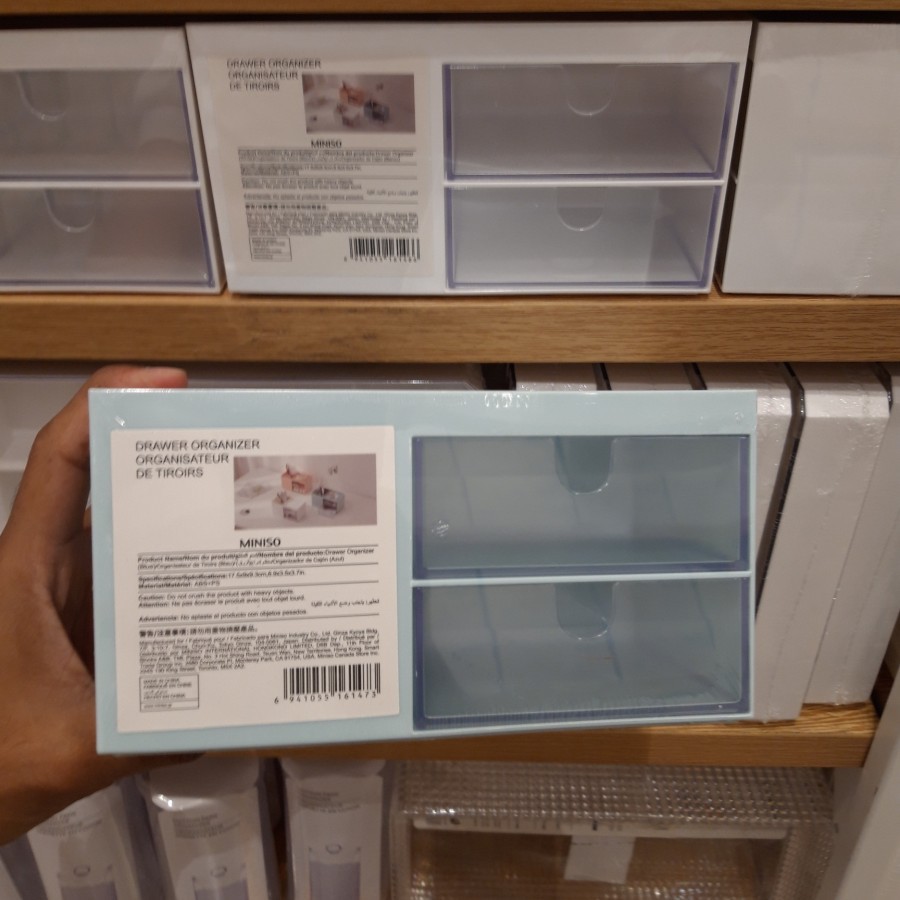 DRAWER ORGANIZER MINISO - LACI RAK PENYIMPANAN SERBAGUNA