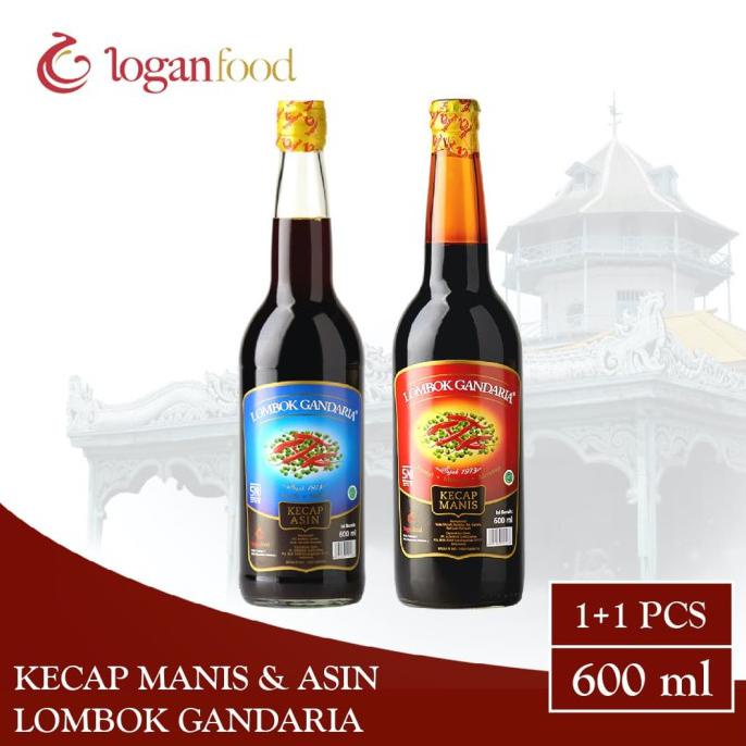 

PACKAGE KECAP MANIS - KECAP ASIN LOMBOK GANDARIA 600 ML