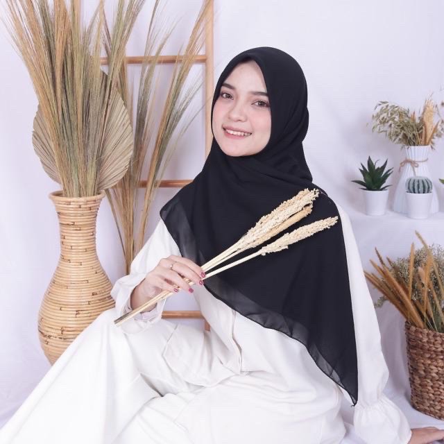 [𝐂𝐫𝐨𝐜𝐮𝐬] Jilbab Bella Square / Hijab/ segiempat/ kerudung-Bela - OLIVE
