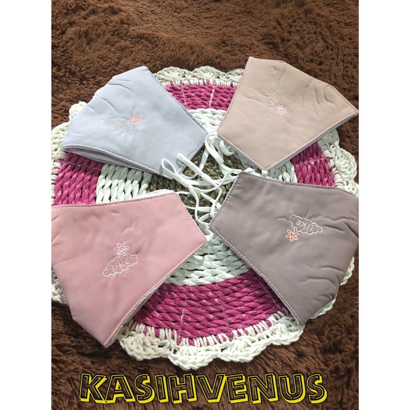 MASKER PREMIUM COTTON DEWASA (tali bisa diatur panjang pendek nya)