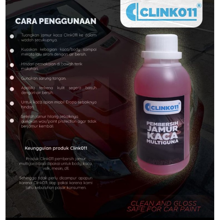 obat jamur kaca mobil/cairan pembersih kaca mobil