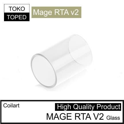 Tabung bahan kaca MAGE RTAx v2 Replacement warna glass clear