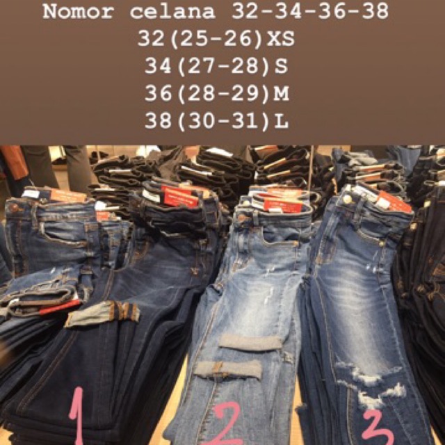 size jeans pull and bear