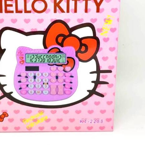 

♣ KARUNIA JAM - KALKULATOR HELLO KITTY KT-2288 KALKULATOR DAGANG / KANTOR / MEJA ♝