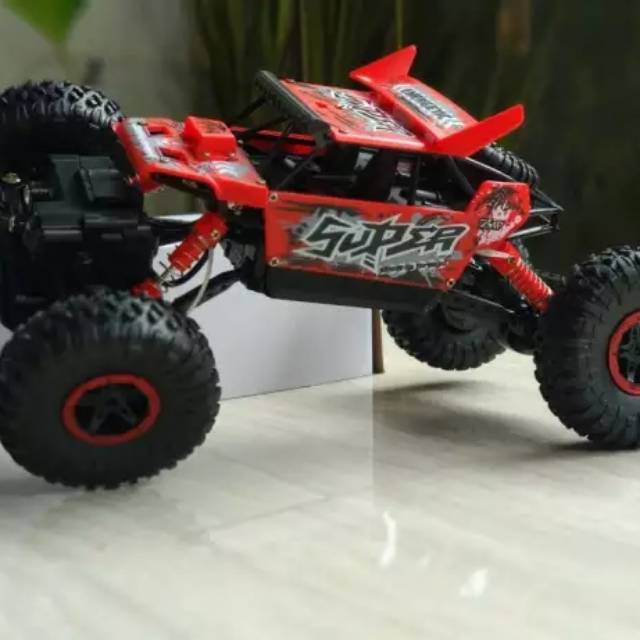 RC CAR ROCK CLAWLER BATRE CAS - MAINAN JEEP OFFROAD REMOTE CONTROL