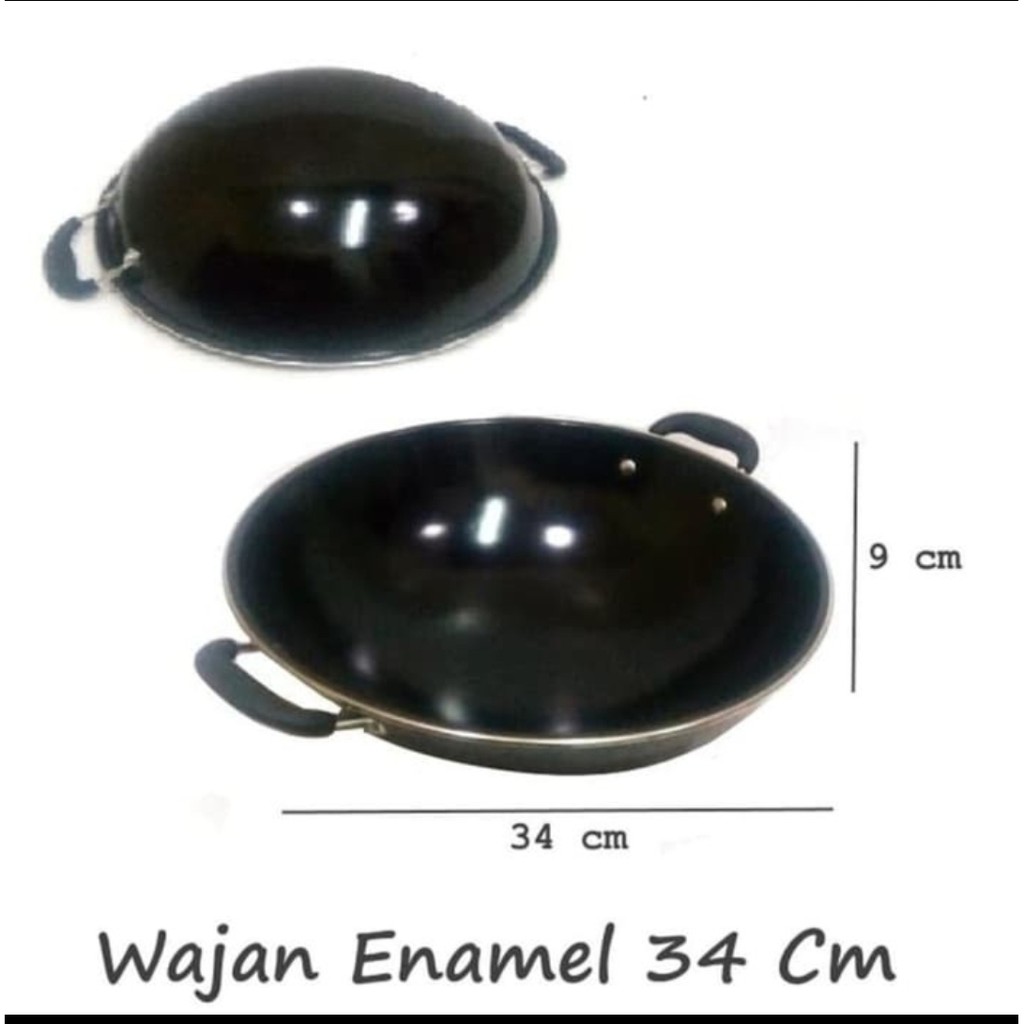 Promo Wajan Enamel Gagang