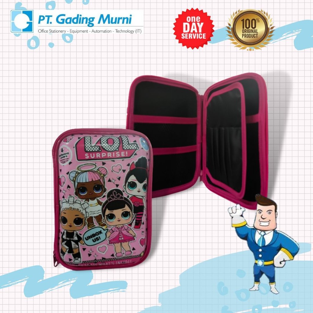 

HARD PENCIL CASE BESAR MOTIF