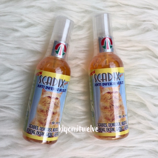 Scadix Obat Scabies Kucing Obat Jamur Kucing Scadix Spray