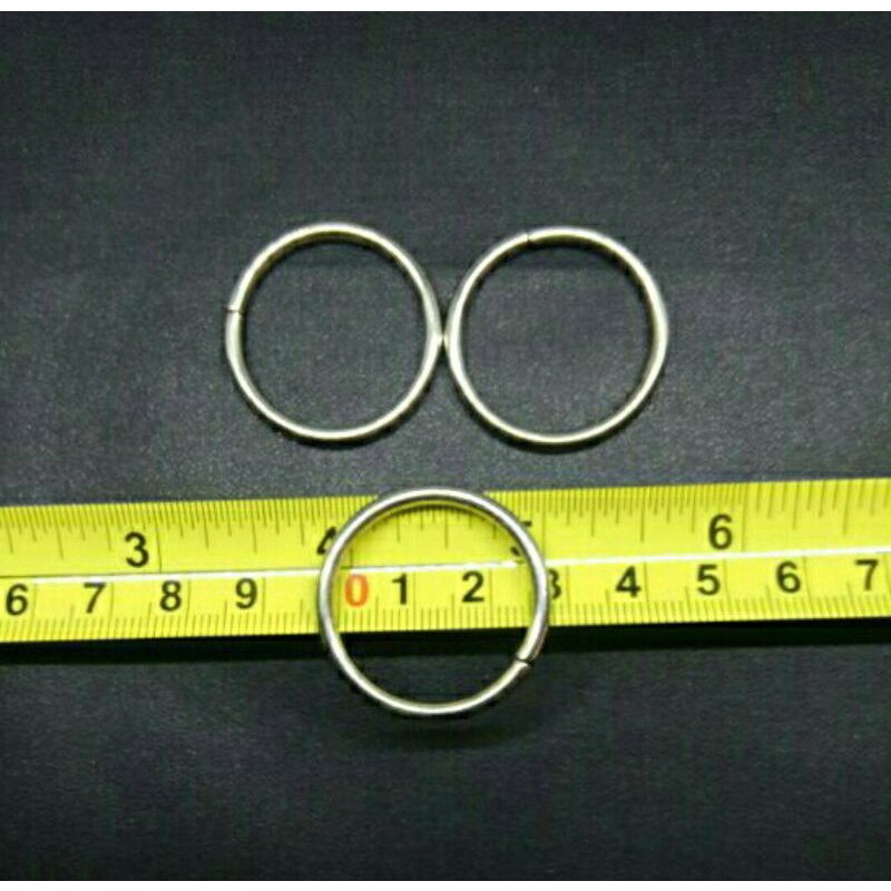 Ring O D-3 cm dan Half Ring D-3 cm ( 2mm )