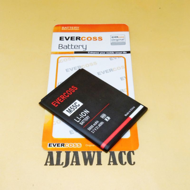 Baterai Cross Evercoss M55C Extrem 2 Plus Original Battery Hp