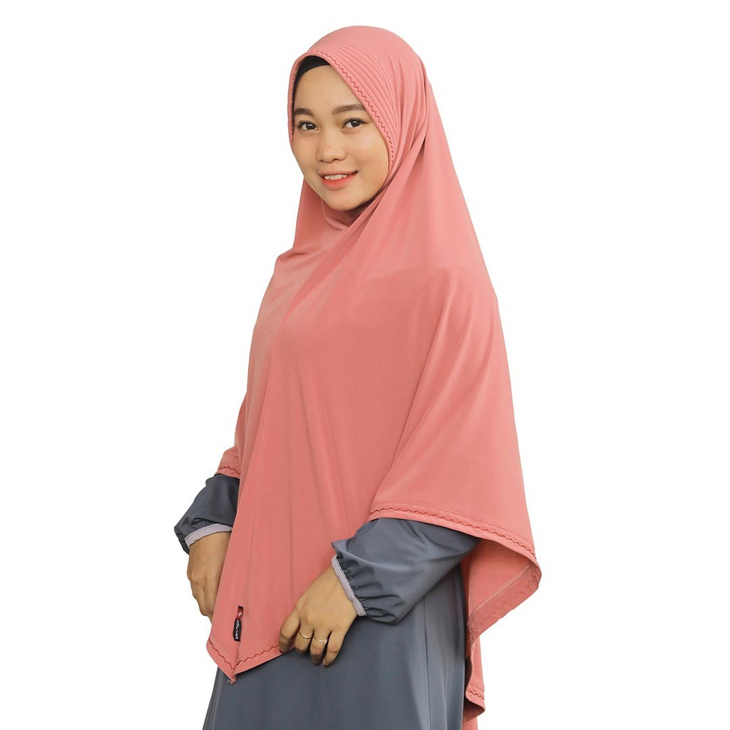 Nafisa Belvana - Jilbab Instan Jumbo Syar'i (Size L & XL)-BURGANDYS