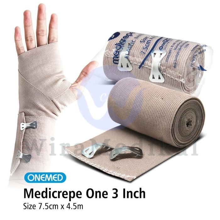 Medicrepe Perban Elastis 3 Inch, 4 Inch, 6 Inch Onemed Perban Untuk Cidera