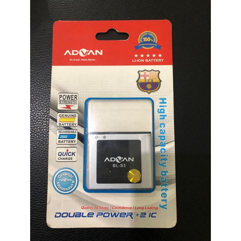 Baterai Hp Advan vandroid S3 Double Power