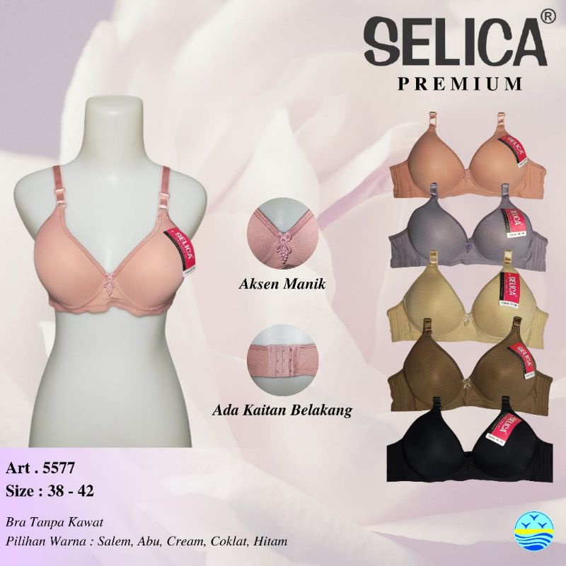 Selica - Bra Tanpa Kawat Cup Besar BH 5577