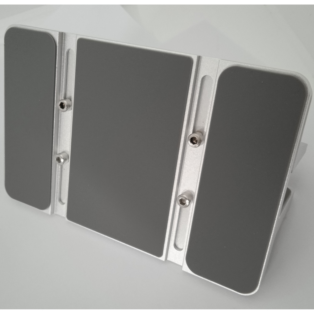 Dudukan Laptop Vertical Stand Holder Aluminium Adjustable