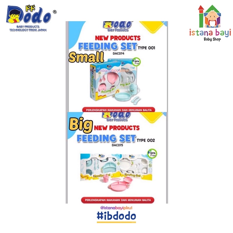 Dodo Feeding Set Large 002 - Peralatan Mpasi/Gift Set