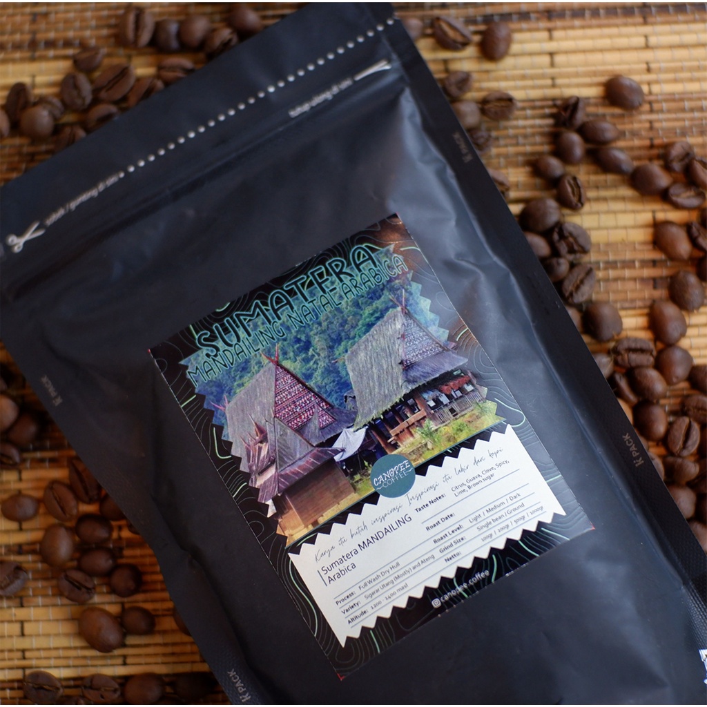 

Kopi Arabika Sumatera"Mandailing Natal, Sumut" - 200 gram - FULLWASH Process