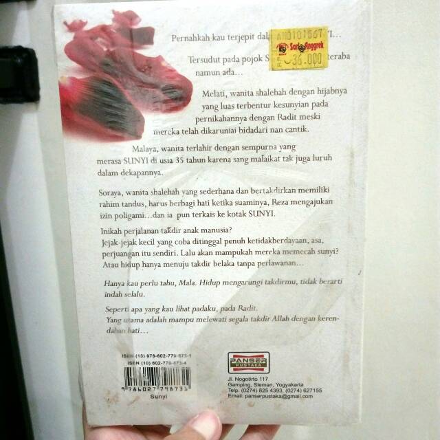 Buku Novel Ori Segel Murah Baru Eni Martini Dan Isa Avianty Sunyi Shopee Indonesia