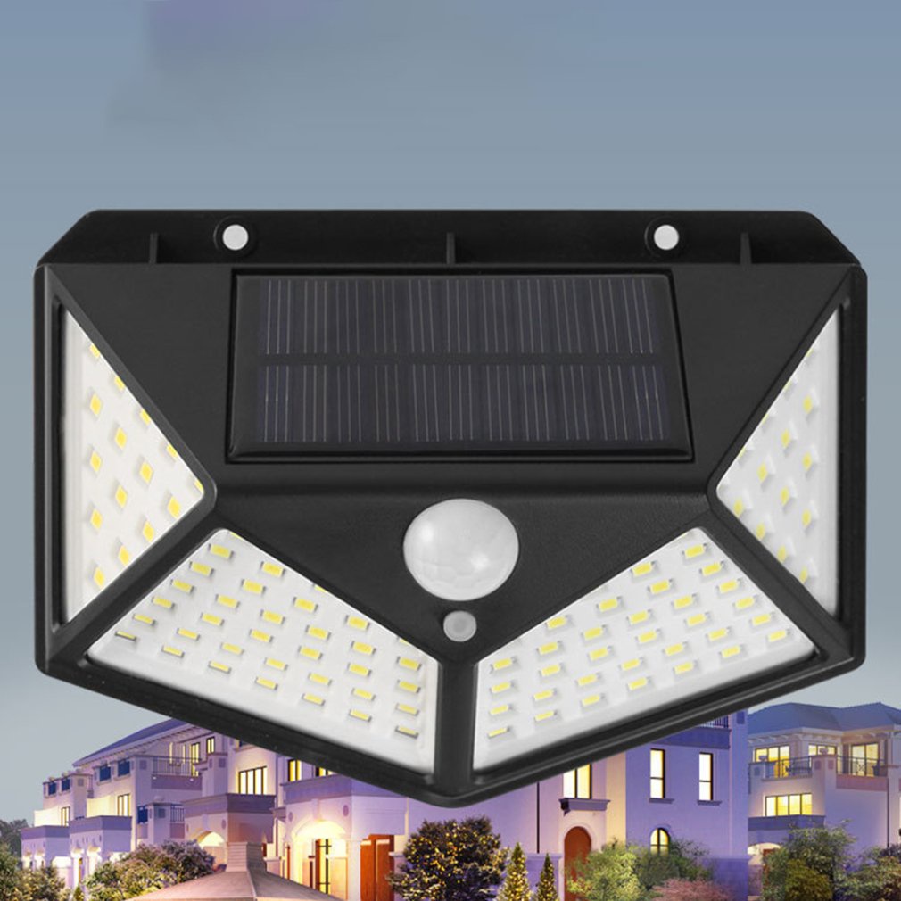 TaffLED DREAM MASTER HW1015 Lampu Taman Solar Panel Sensor Gerak 100 LED