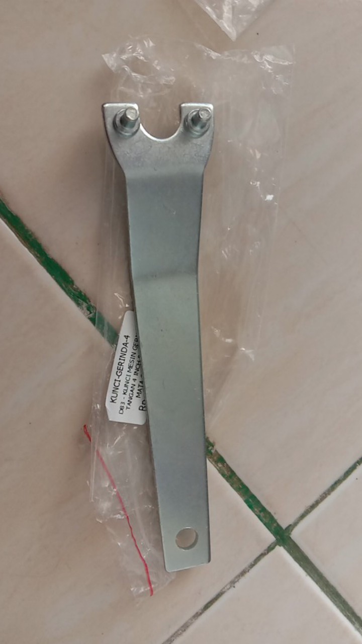 Kunci Mesin Gerinda Tangan 4 Inch Pembuka Mata Gurinda Spanner Grinder