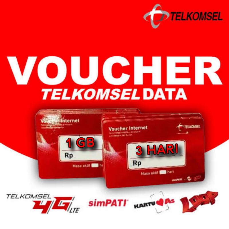 Voucher telkomsel 1GB kalimantan zona 2