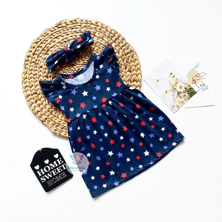 plazababyku MX DRESS CELLINE dress bayi bunga 3-18 bulan Free headband part 2