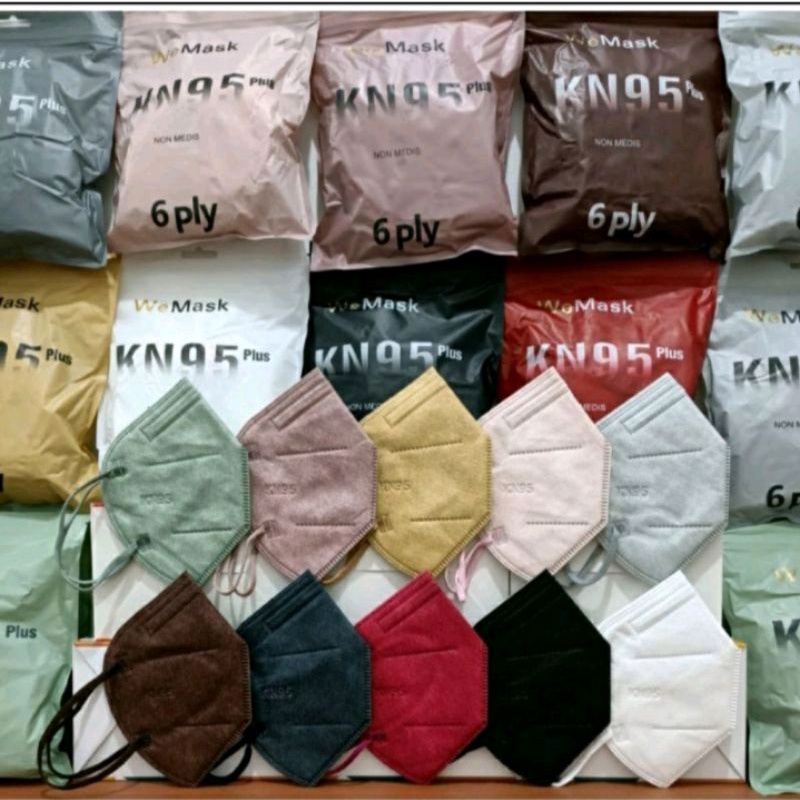 MASKER WEMASK KN95 6 PLY ISI 10 PCS