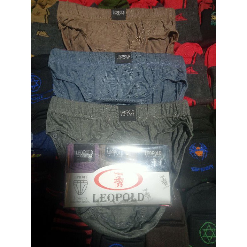 CD Pria Merk LEOPOLD Celan [3PCS]CELANA DALAM PRIA/CD LEOPOLD M-L-XL