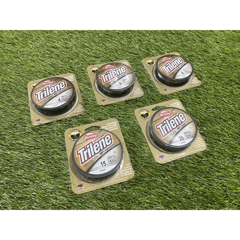 SENAR PANCING BERKLEY TRILENE 100% FLUOROCARBON 200YD PROFESSIONAL GRADE