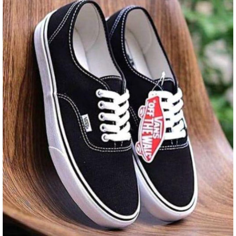 Sepatu Vans california_autentic hitam pria wanita murah