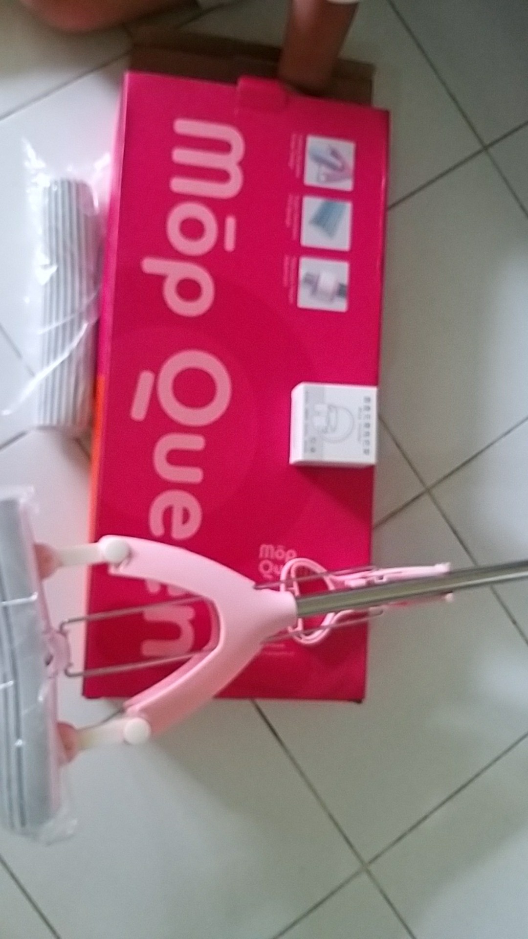 Mopqueen Mop Queen Pink / Hijau Tosca Stein Steincookware Pel Lantai Sponge Chamois